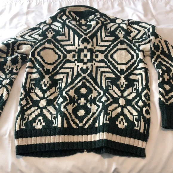 NWT Unisex American Eagle chunky sweater with zipper - Picture 5 of 6